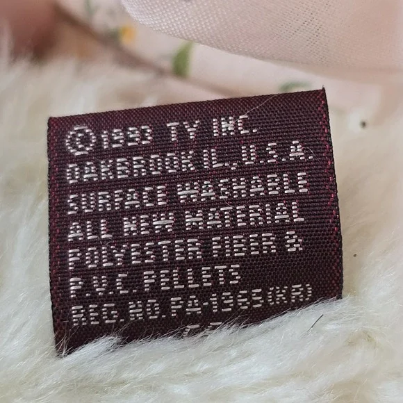 Lot of 5 Ty Plush- Pinky, Tubbo, Nola, Suki & Harry Beanie Babies/Attic Treasure - Picture 13 of 16